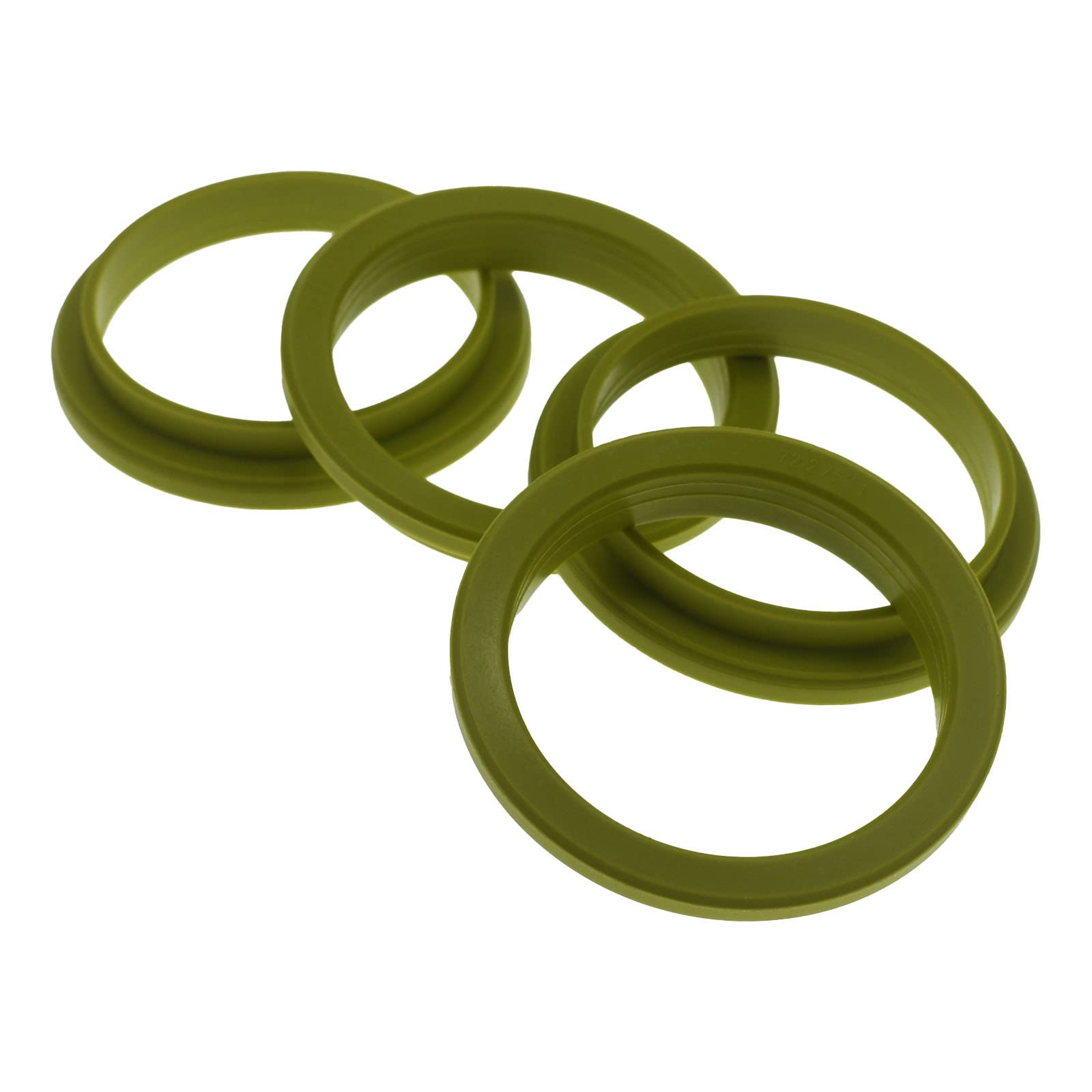 4X Zentrierringe 72,2 x 57,1 mm Gelb Felgen Ringe Made in Germany von RKC