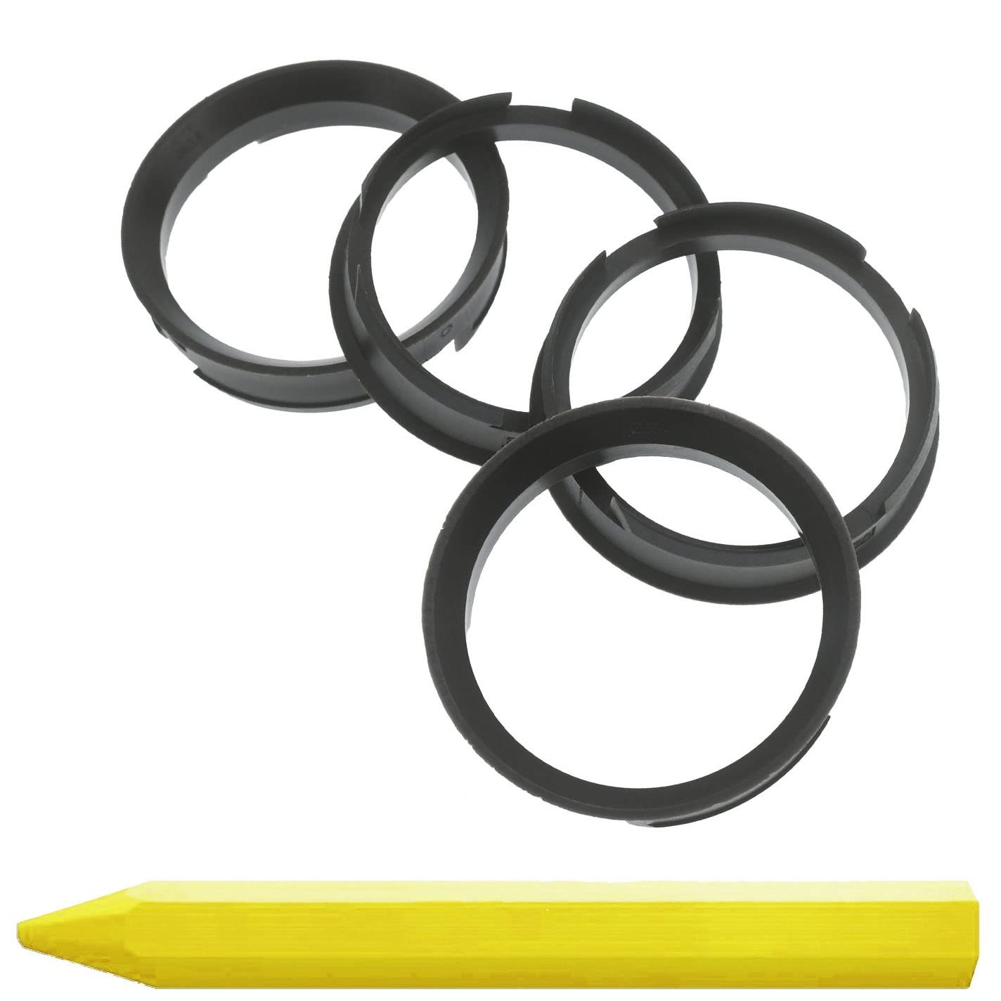 4X Zentrierringe 72,6 x 63,4 mm Dunkelbraun Felgen Ringe + 1x Reifen Kreide Fett Stift 4X Zentrierringe 72,6 x 63,4 mm Dunkelbraun Felgen Ringe + 1x Reifen Kreide Fett Stift von RKC