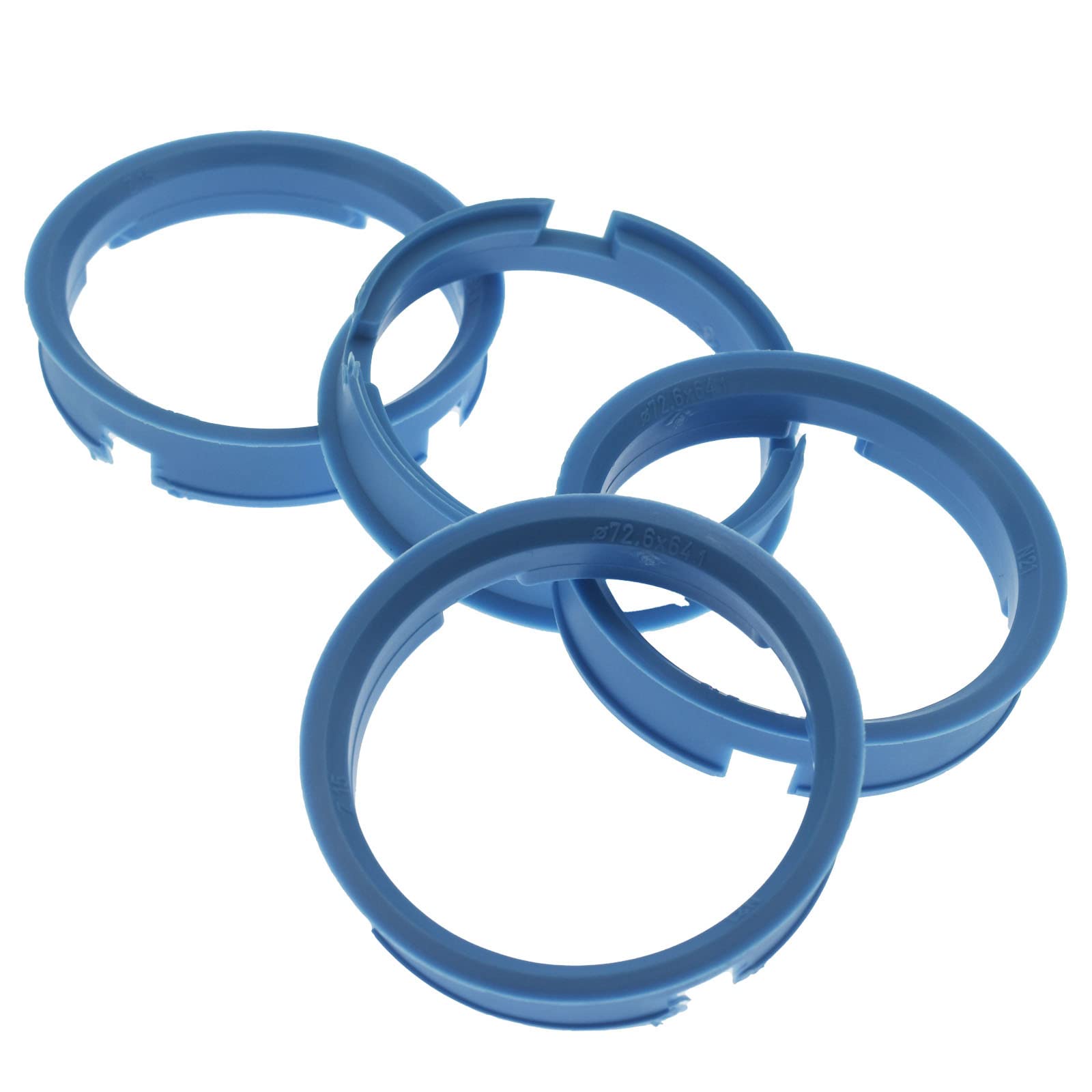 4X Zentrierringe 72,6 x 64,2 mm Hellbau Felgen Ringe Made in Germany von RKC