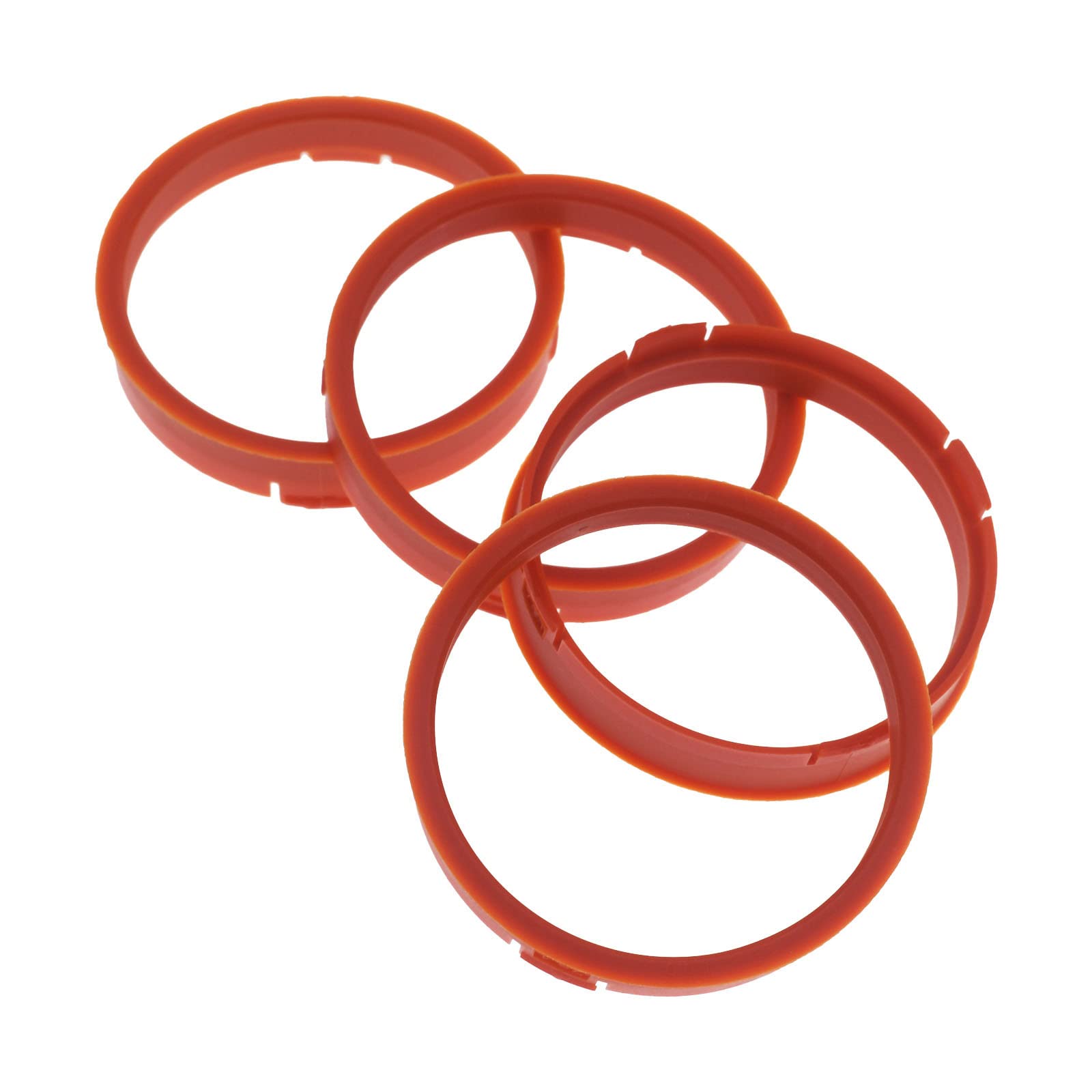 4X Zentrierringe 73,1 x 66,6 mm Orange Felgen Ringe Made in Germany von RKC