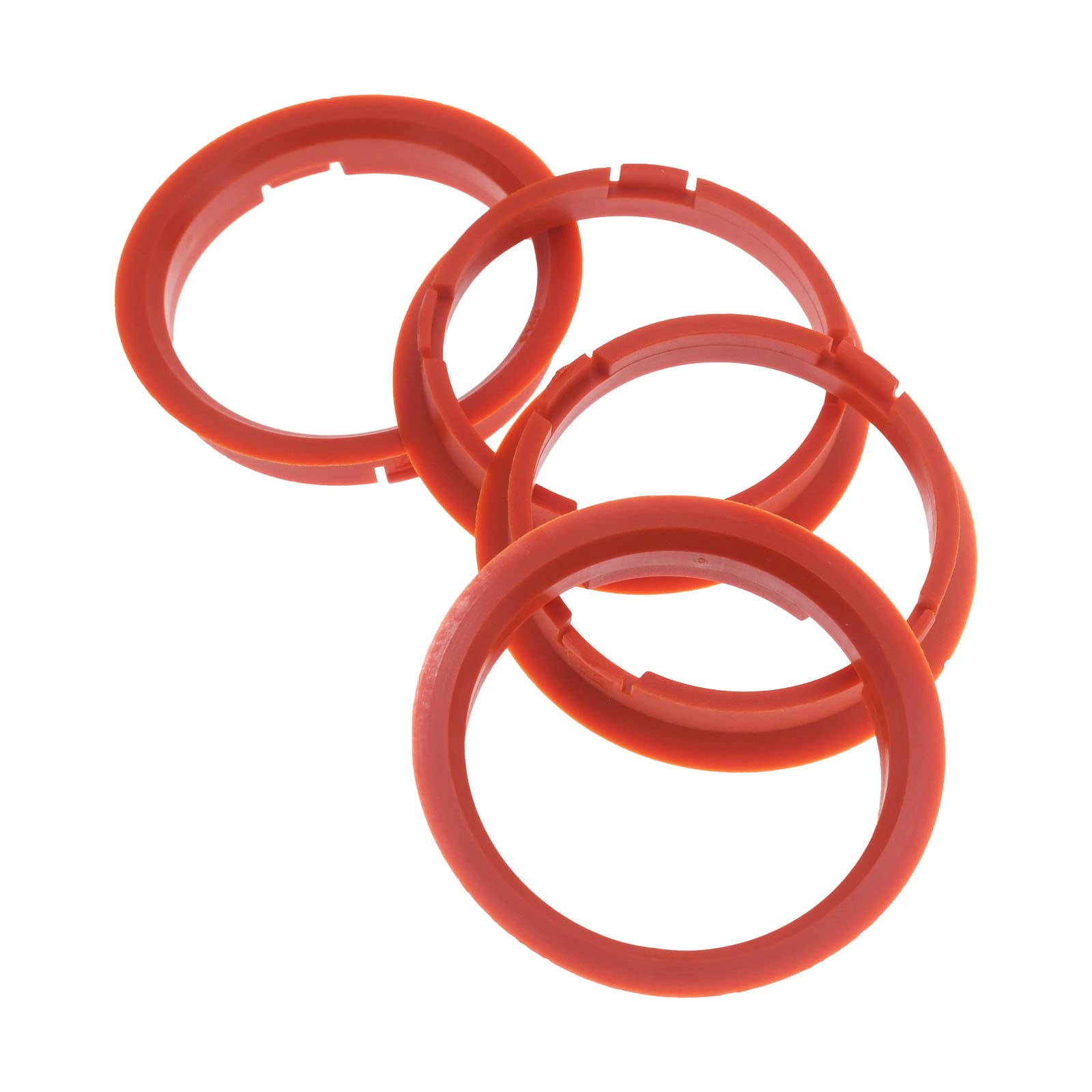 4X Zentrierringe 74,1 x 66,6 mm Orange Felgen Ringe Made in Germany von RKC