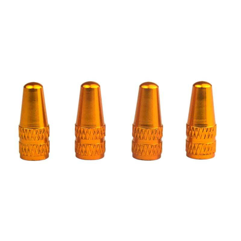 4pcs Fahrradreifen Ventile Stammkappen Aluminiumlegierungen Fahrräder Luftreifen Kappen Fahrradventile Kappenluftstaubabdeckungen Ventile Kappen von RKJRTK
