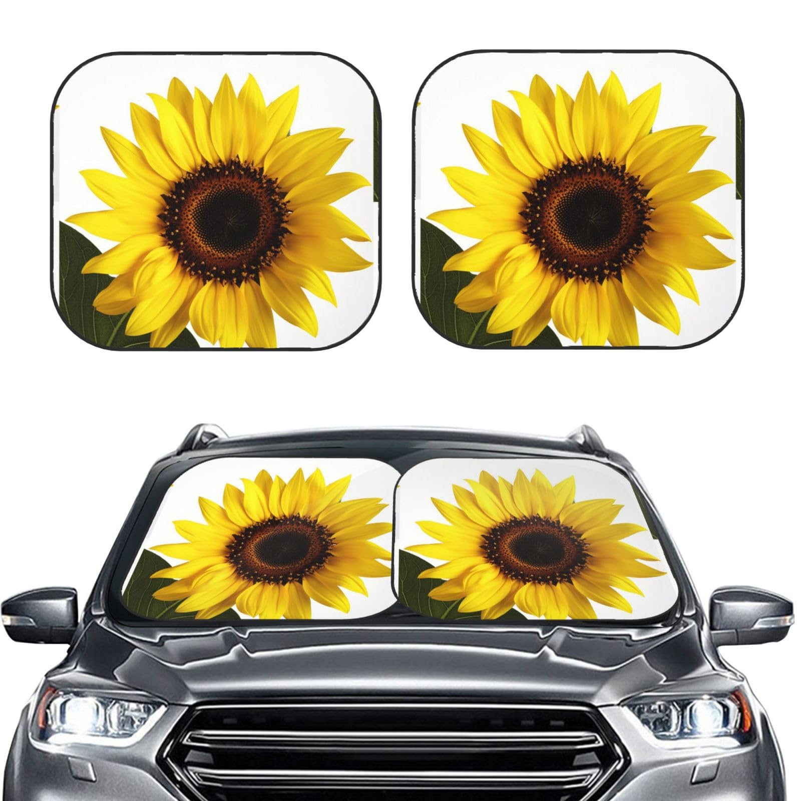 Blume Sonnenblume Druck 2 Stück Windschutzscheibe Sonnenschutz Faltbare Auto Frontscheibe Sonnenblenden UV-Schutz Tragbare Sonnenblende Schutz Windschutzscheibenabdeckungen für Auto LKW SUV Medium Blume Sonnenblume Druck 2 Stück Windschutzscheibe Sonnenschutz Faltbare Auto Frontscheibe Sonnenblenden UV-Schutz Tragbare Sonnenblende Schutz Windschutzscheibenabdeckungen für Auto LKW SUV Medium von RLDOBOFE