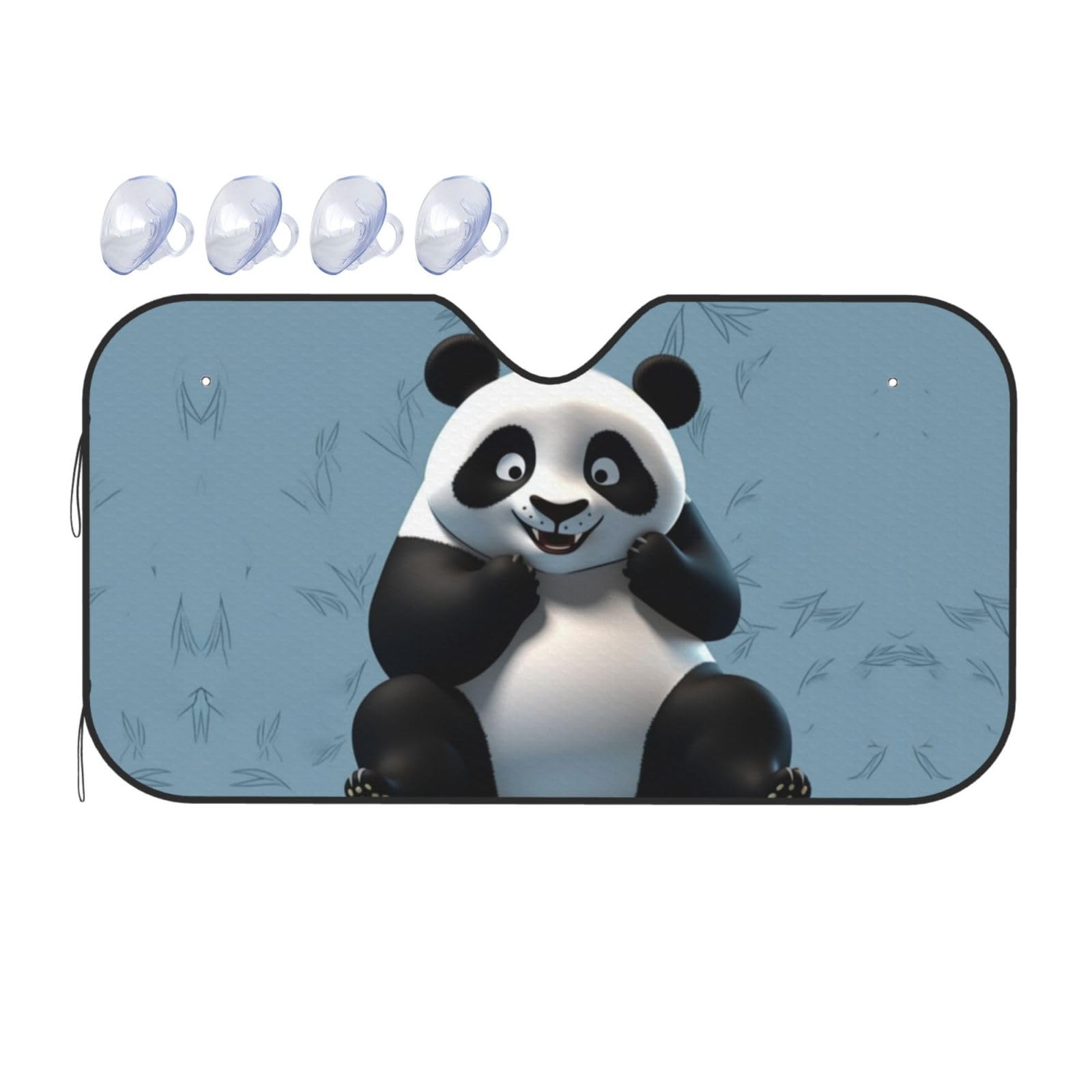 Lustiger Panda-Druck Auto Windschutzscheibe Sonnenschutz UV-Schutz Faltbare Sonnenblende Schutz Windschutzscheibenabdeckungen für Auto LKW SUV Medium Lustiger Panda-Druck Auto Windschutzscheibe Sonnenschutz UV-Schutz Faltbare Sonnenblende Schutz Windschutzscheibenabdeckungen für Auto LKW SUV Medium von RLDOBOFE