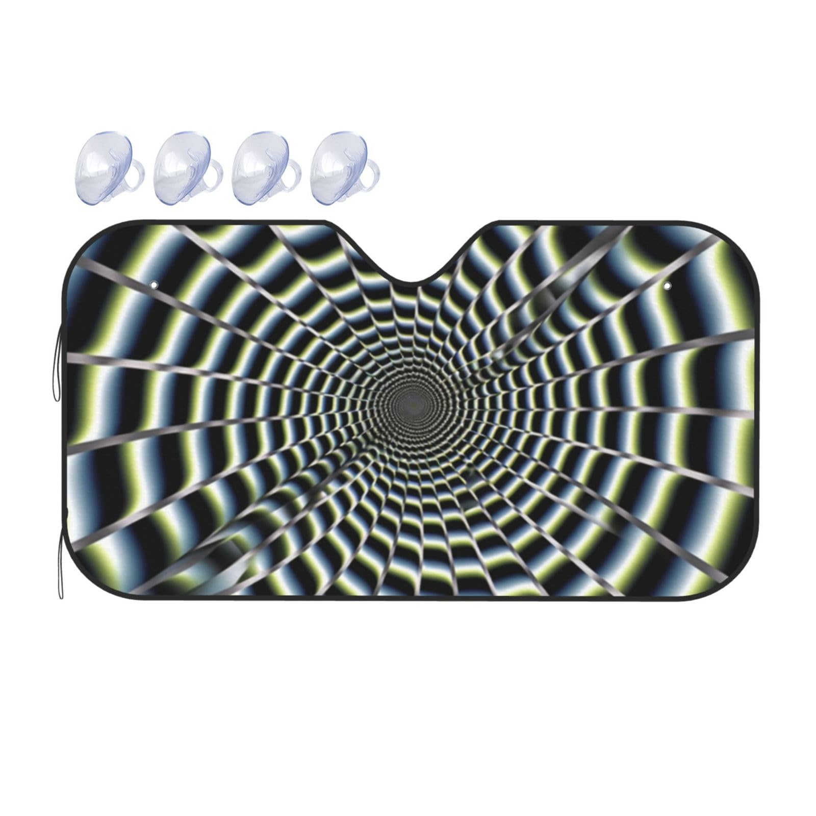 Spiral Optical Illusion GIF Print Car Windshield Sunshade UV Protection Foldable Sun Visor Protector Windscreen Covers for Car Truck SUV Small Spiral Optical Illusion GIF Print Car Windshield Sunshade UV Protection Foldable Sun Visor Protector Windscreen Covers for Car Truck SUV Small von RLDOBOFE