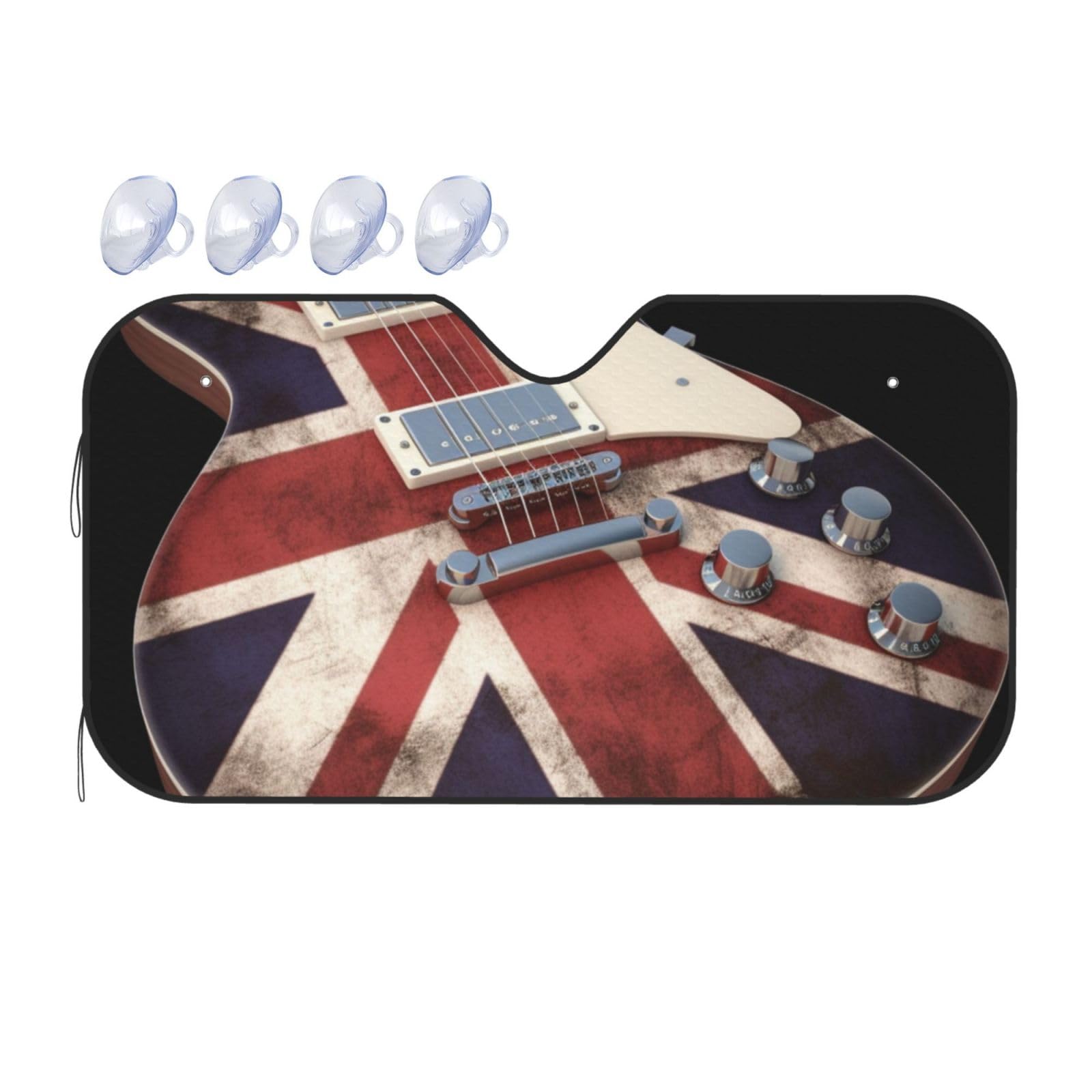 Windschutzscheibe mit britischer Flagge, UV-Schutz, faltbare Sonnenblende, Windschutzscheibenabdeckungen für Auto, LKW, SUV, klein Windschutzscheibe mit britischer Flagge, UV-Schutz, faltbare Sonnenblende, Windschutzscheibenabdeckungen für Auto, LKW, SUV, klein von RLDOBOFE