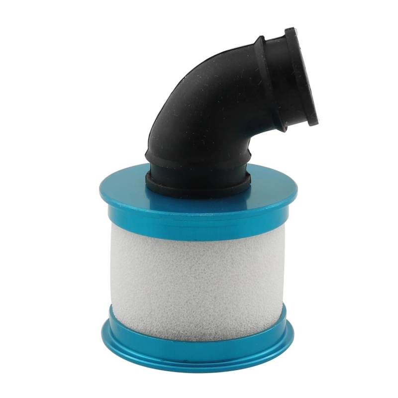 RC Luftfilter RLECS Aluminiumlegierung Kappe Luftfilter Schwammabdeckung 04104 Upgrade-Teile für ferngesteuerten 1/10 Nitro-Truck, Blau von RLECS