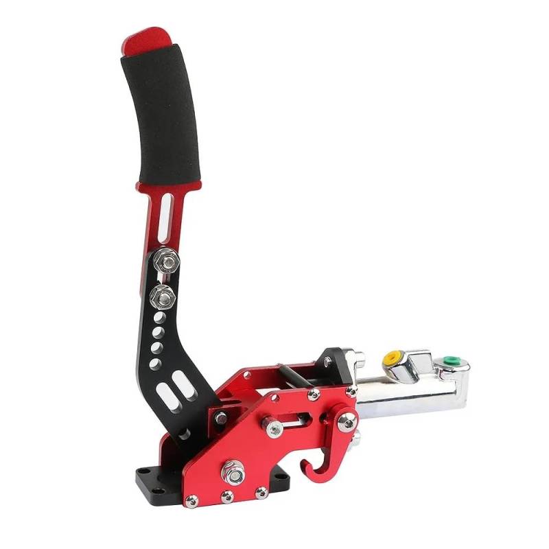 Feststellbremse Aluminium Universal Racing Handbremse Hydraulische Handbremse Drift Handbremse Notbremshebel Drift HB-1004A Handbremsen Systeme(Red) von RLVYTA