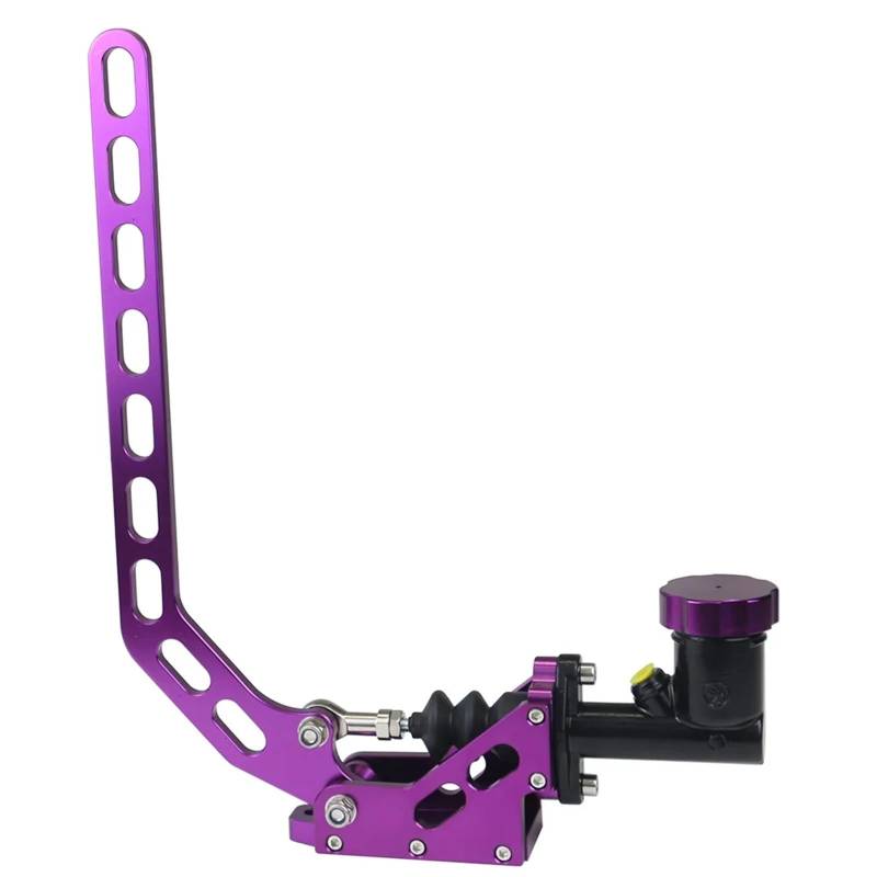 Feststellbremse AutomodifikationUniversal-Driftbremse mit langem Griff, gebogene Handbremse Symphony Racing Drift Hydraulische Handbremse Handbremsen Systeme(PURPLE) von RLVYTA