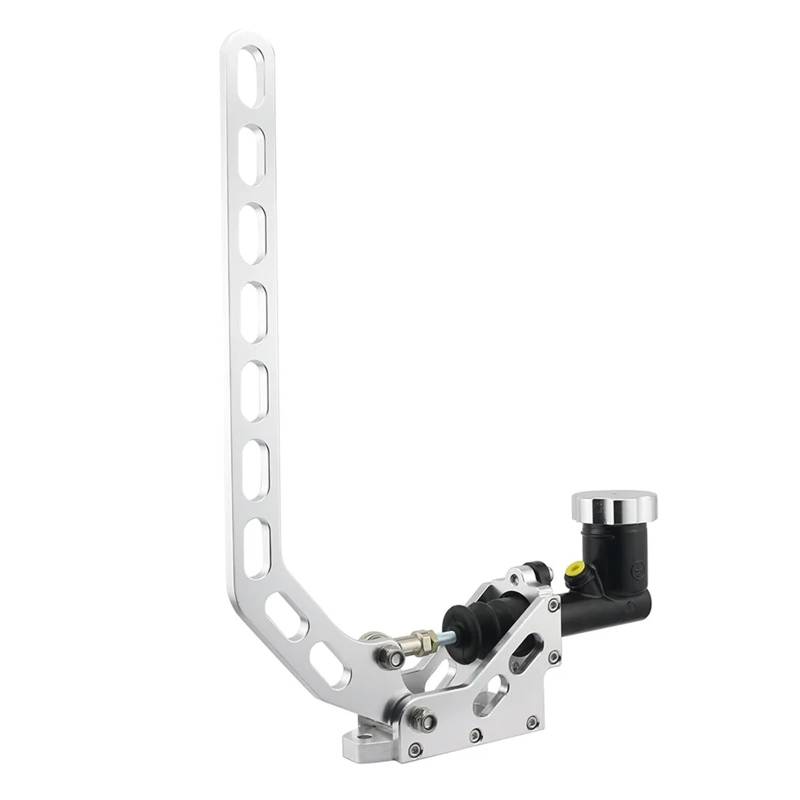 Feststellbremse AutomodifikationUniversal-Driftbremse mit langem Griff, gebogene Handbremse Symphony Racing Drift Hydraulische Handbremse Handbremsen Systeme(Sliver) von RLVYTA