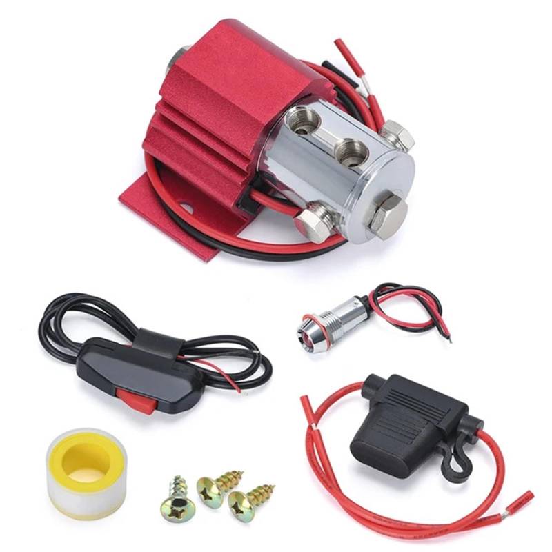 Feststellbremse Bremsleitungs-Sperrsatz für die Vorderachse des Autos. Hochleistungs-Roll Control Hill Holder-Kit Handbremsen Systeme(Red) von RLVYTA