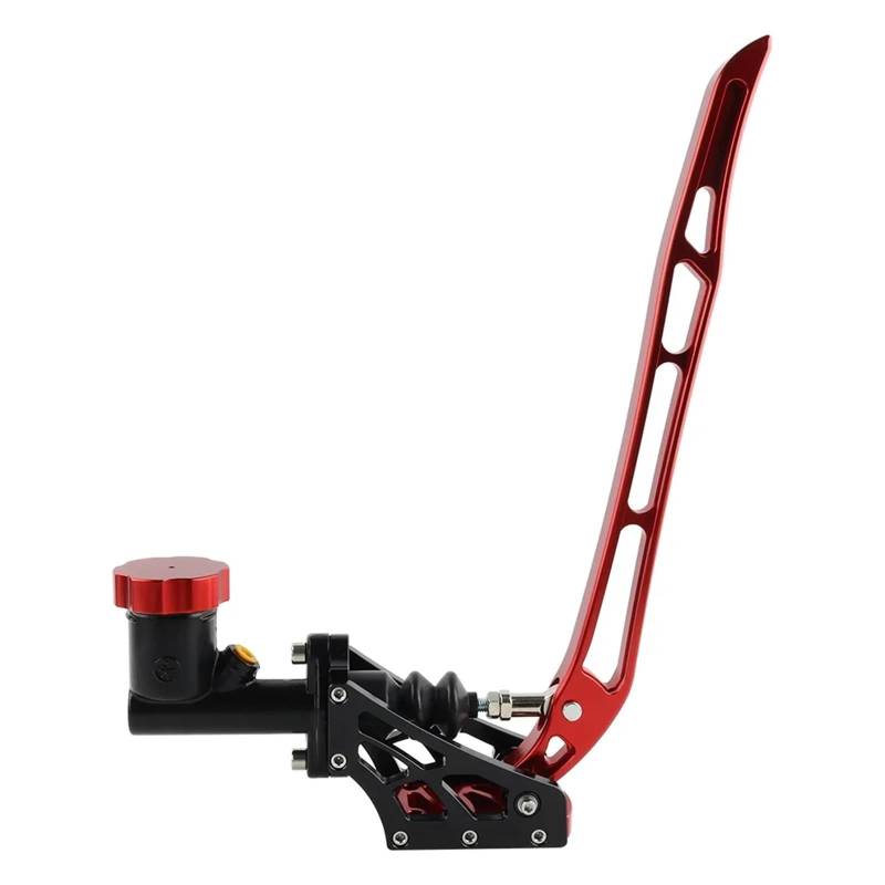 Feststellbremse Handbremse Racing E-Bremshebel Auto Hydraulische Hydro Handbremse Getriebe Verriegelung Drift W/Öl Tank Handbremsen Systeme(Red) von RLVYTA