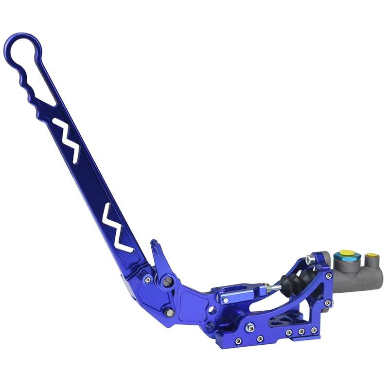 Feststellbremse Universal Auto Hydraulische Handbremse Racing Handbremse Parkplatz Rally Hebel Vertikale/Horizontale Drift Handbremse Handbremsen Systeme(Blue) von RLVYTA