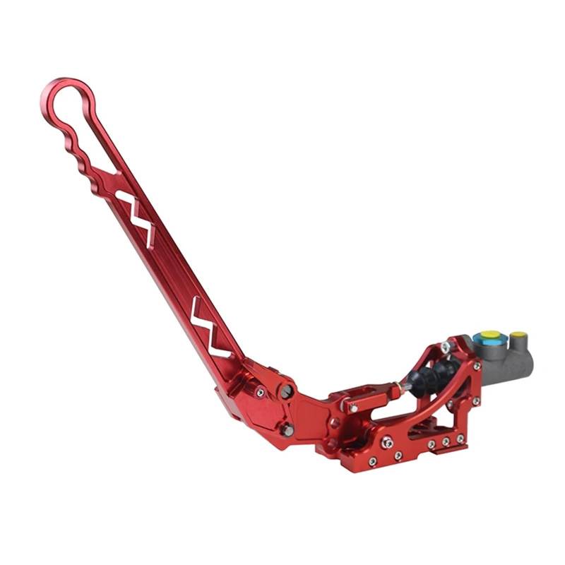 Feststellbremse Universal Auto Hydraulische Handbremse Racing Handbremse Parkplatz Rally Hebel Vertikale/Horizontale Drift Handbremse Handbremsen Systeme(Red) von RLVYTA