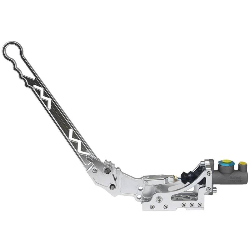 Feststellbremse Universal Auto Hydraulische Handbremse Racing Handbremse Parkplatz Rally Hebel Vertikale/Horizontale Drift Handbremse Handbremsen Systeme(Silver) von RLVYTA