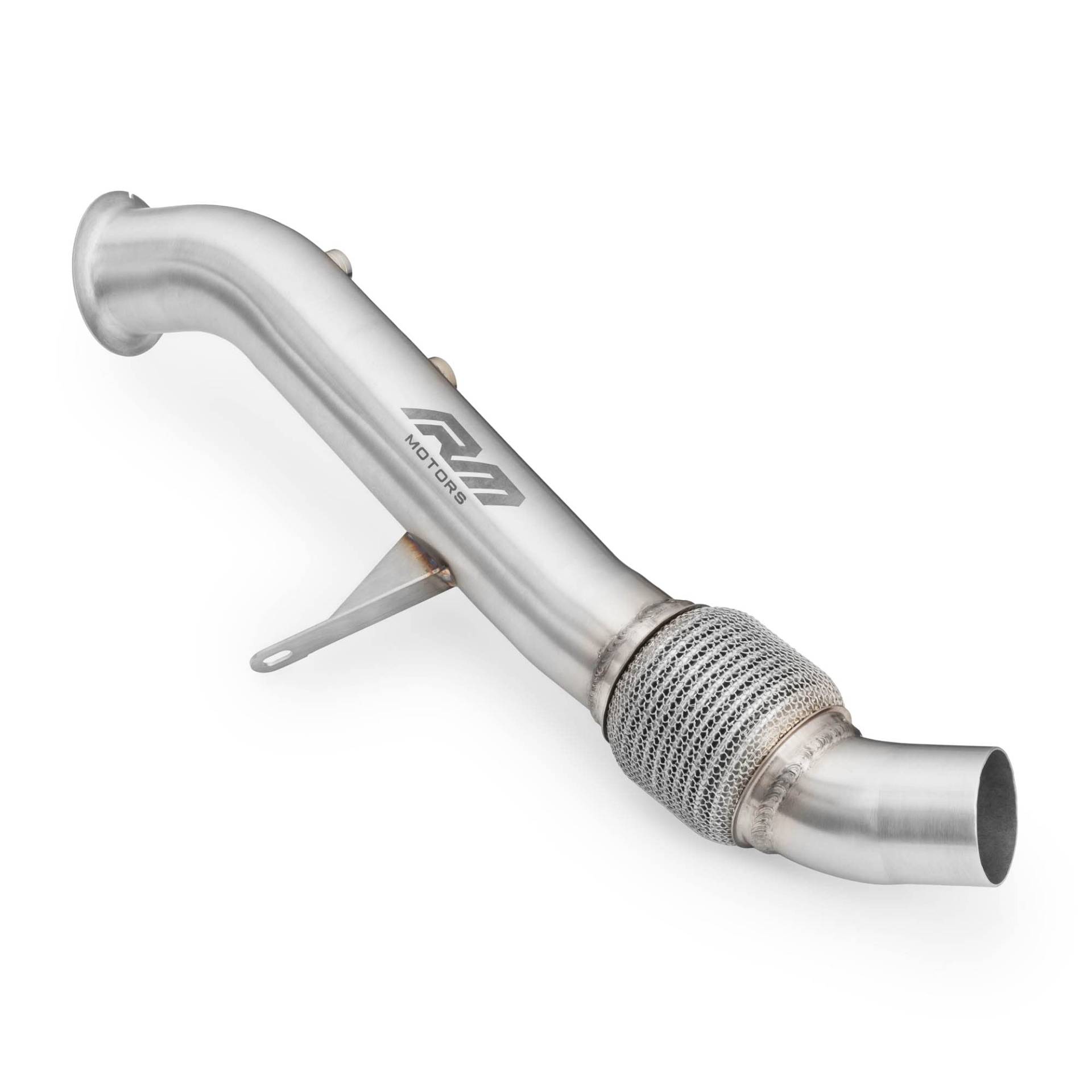 Downpipe Rohr Decat kompatibet mit E87 118d, 120d, E90, E91 318d, 320d M47N2 122PS 163PS 2003 2004 2005 2006 2007 EURO4 von RM Motors