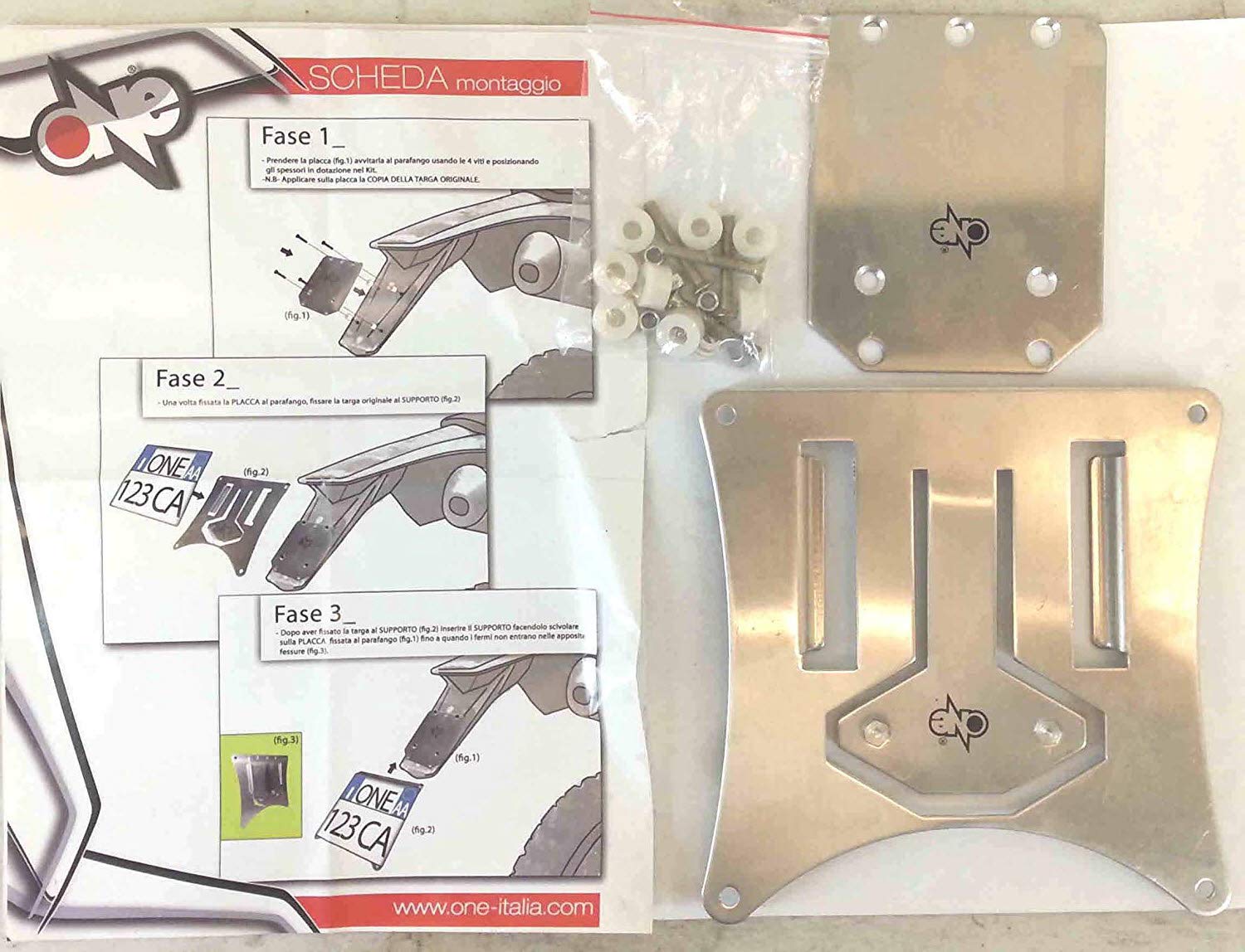 Ausziehbarer Universal-Kennzeichenhalter Trial Enduro One – Cod.77541310 Ausziehbarer Universal-Kennzeichenhalter Trial Enduro One – Cod.77541310 von RMS