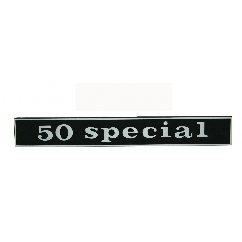 Emblem/Schriftzug ' 50 Special ' hinten für Vespa V50 Special - 2 Pins 132x17mm von RMS