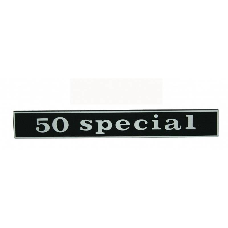 Emblem/Schriftzug ' 50 Special ' hinten für Vespa V50 Special - 2 Pins 132x17mm von RMS