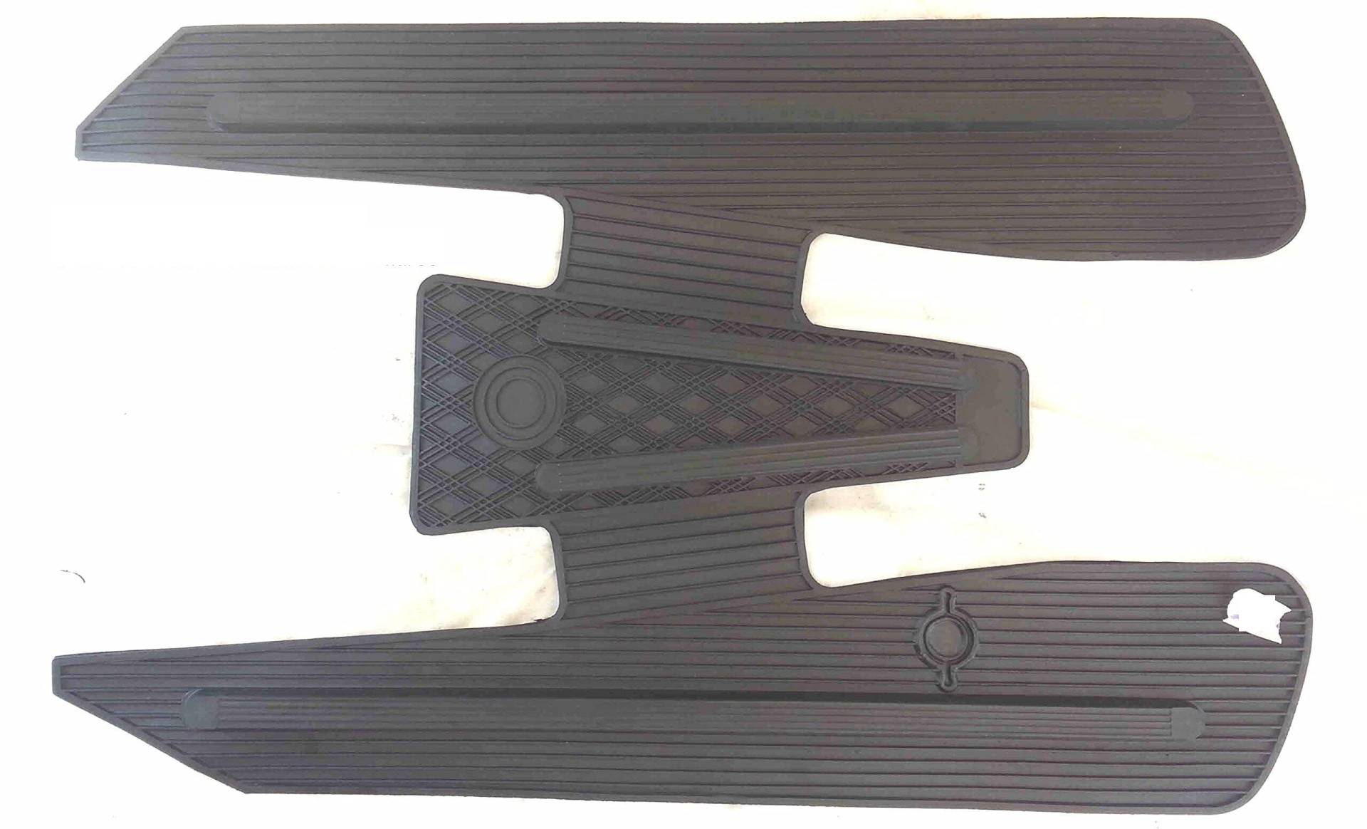 Fußmatte für Vespa 50 cc, schwarz, aus Gummi, Ref.3 von RMS