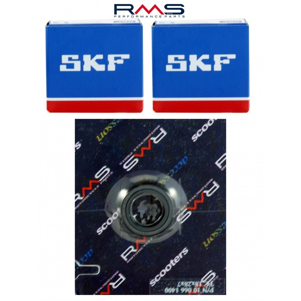 Kurbelwellenlager inkl. Wellendichtringe für Piaggio Mofa Ciao SI Boxer Bravo RMS Kurbelwellenlager inkl. Wellendichtringe für Piaggio Mofa Ciao SI Boxer Bravo RMS von RMS