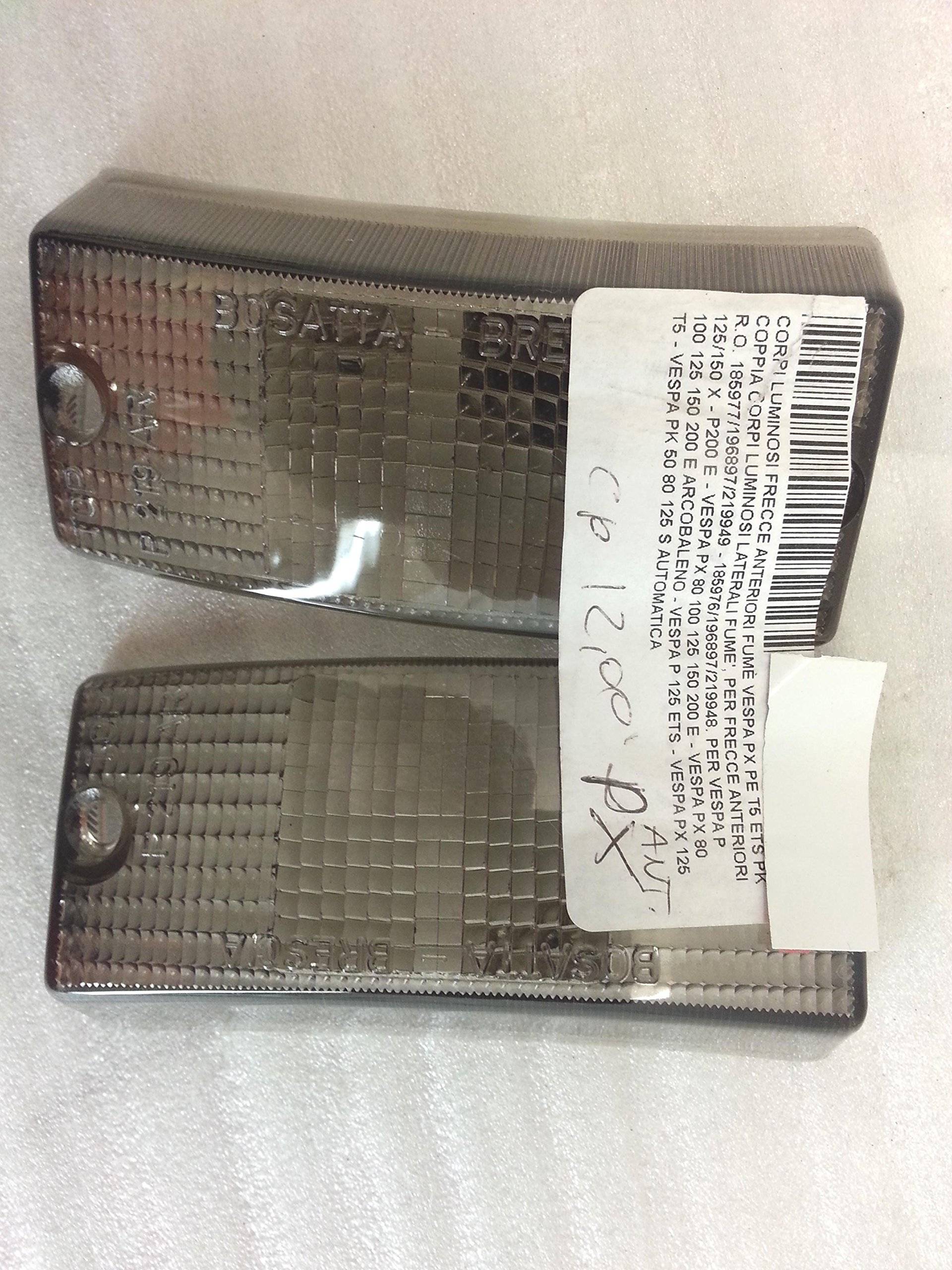 MSR PAAR GLAS VORNE BLINKER VESP PX // LML STAR 125/150/151/200 FUME' von MSR