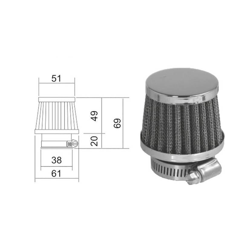 RMS Sportluftfilter 10 060 1020 von RMS