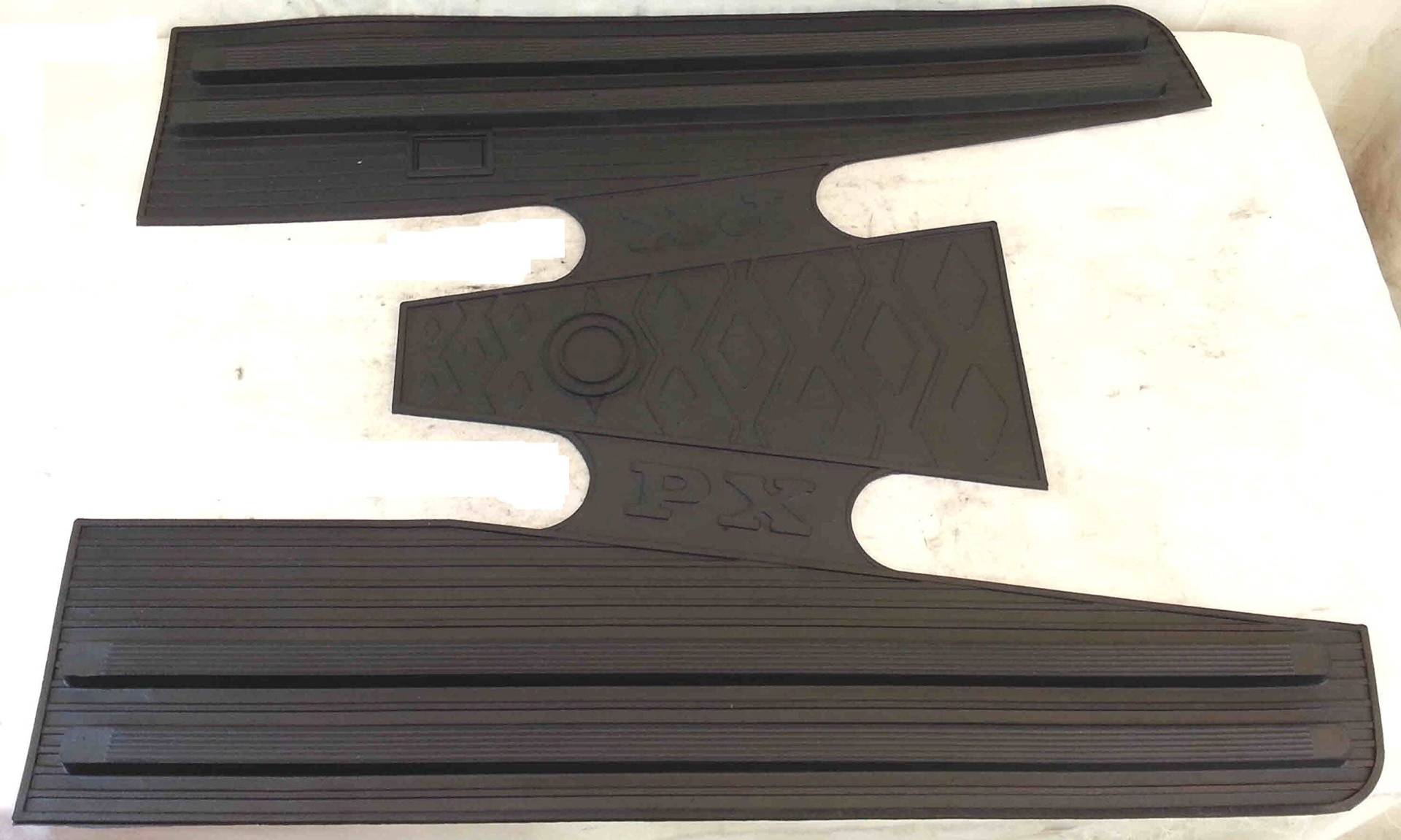 Teppich PX 125-150-200cc schwarz aus Gummi Ref.1 Teppich von RMS