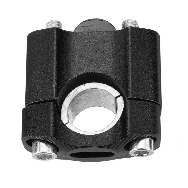 Motorrad Riser 7/8 ''22mm Bis 28mm Schwarz Motorrad Lenker Bar Riser Montieren Clamp Adapter von RNKJFJGW