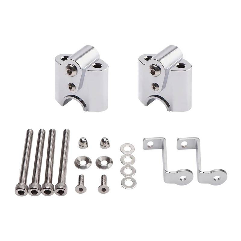 Motorrad Riser Chrom-Lenkerhalterungs-Riser-Klemme Für B&M&W R18 Classic R18 2020-2021 Motorrad-Griffteile von RNKJFJGW