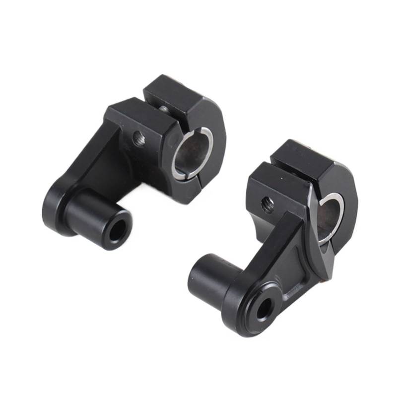 Motorrad Riser EIN Paar Universal-Lenkerklemmen Für Motorradlenker, Vorderer Lenker, Fat Bar Mount-Klemmen, Riser, Eloxierte Halterung Für 28/22 Mm Lenker von RNKJFJGW