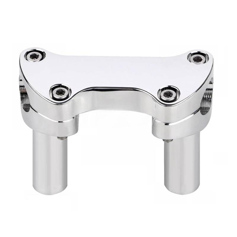 Motorrad Riser Für Ha&rley 883 Motorrad Softail Dyna Wide Glide Low Rider Sportster Iron CNC 3,5 "Gerade Lenker Riser W/Top Clamp von RNKJFJGW