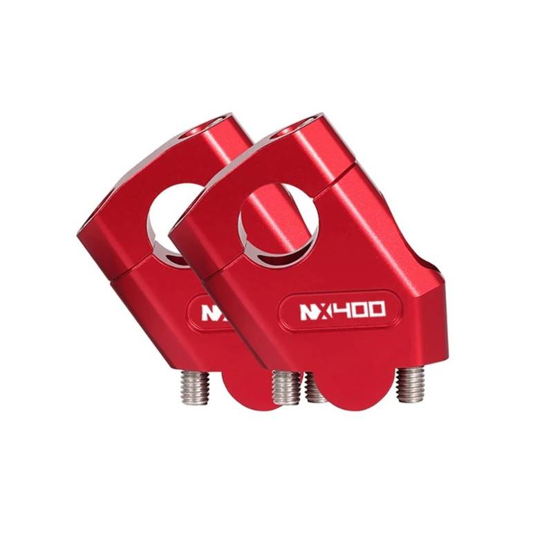 Motorrad Riser Für Nx400 NX400 2024 Motorrad Lenker Riser Motocross Erhöhung Clamp Montieren Pit Bike Moto Lenker Riser von RNKJFJGW
