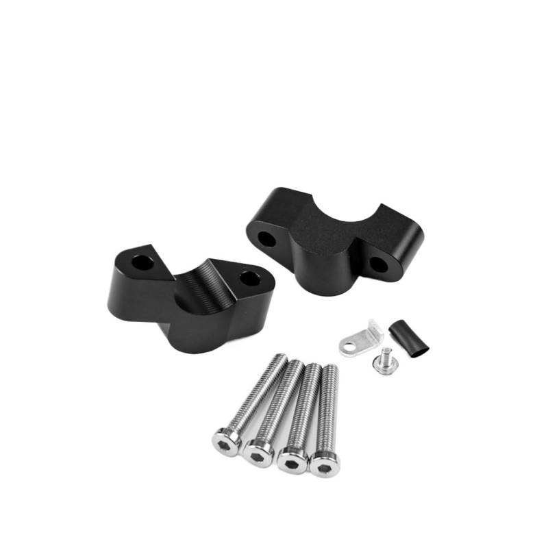Motorrad Riser Motorrad Lenker Riser Drag Griff Bar Clamp Verlängern Adapter Für Ducati Wüste X DesertX 2022 2023 2024- von RNKJFJGW