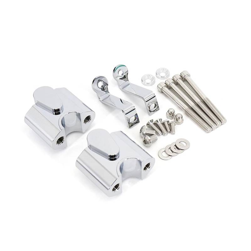 Motorrad Riser Motorrad Zubehör Griff Bar Riser Lenker Clamp Zurück Bewegen Mount Adapter Für B&MW R18 R 18 R18 2021 2022 von RNKJFJGW