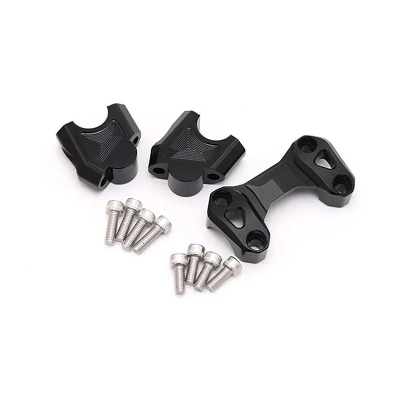 Motorrad Riser Motorrad Zubehör Lenker Aufzüge Griff Bar Riser Clamp Verlängern Lenker Adapter Halterung Fit Für Benelli TRK502/502X TRK251 von RNKJFJGW