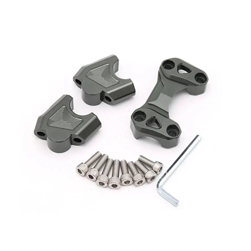 Motorrad Riser Motorrad Zubehör Lenker Aufzüge Griff Bar Riser Clamp Verlängern Lenker Adapter Halterung Fit Für Benelli TRK502/502X TRK251 von RNKJFJGW