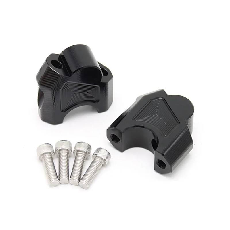 Motorrad Riser Motorrad Zubehör Lenker Aufzüge Griff Bar Riser Clamp Verlängern Lenker Adapter Halterung Fit Für Benelli TRK502/502X TRK251 von RNKJFJGW