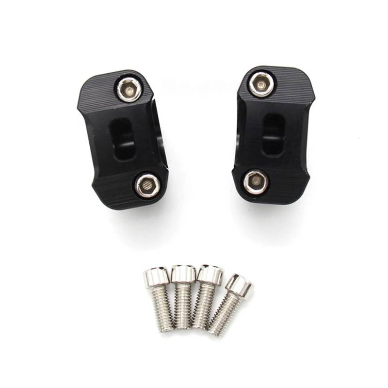 Motorrad Riser Paar 1 1/8 "CNC Aluminium Motorrad Lenker Riser 28mm Einstellbare Fat Bar Klemmen Universal Motorrad Modell von RNKJFJGW