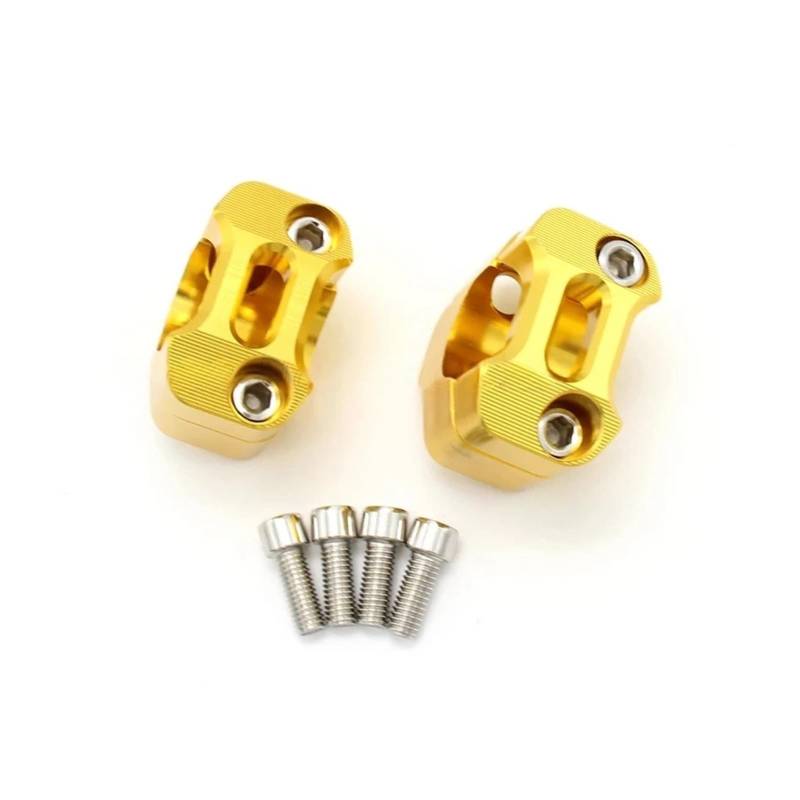 Motorrad Riser Paar 1 1/8 "CNC Aluminium Motorrad Lenker Riser 28mm Einstellbare Fat Bar Klemmen Universal Motorrad Modell von RNKJFJGW
