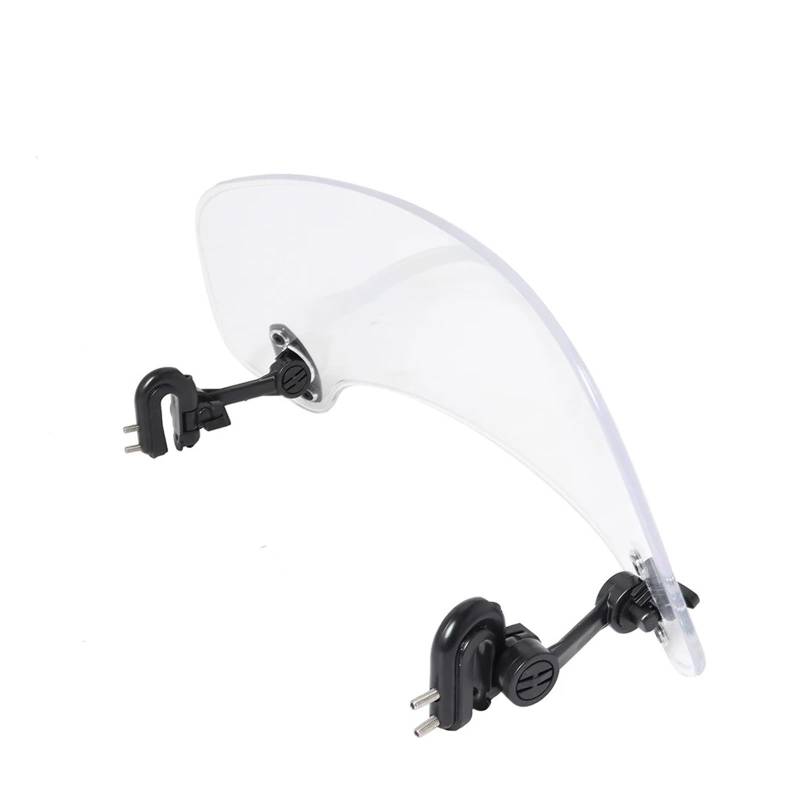 Windschutzscheibe Motorräder Für Alle Motorradmodelle. Windschutzscheibenverlängerung, Verstellbarer Spoiler, Für Anklemmen An Den Windschutzscheibenabweiser von RNKJFJGW