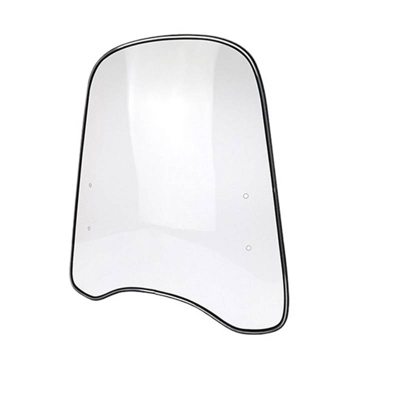 Windschutzscheibe Motorräder Motorrad Roller Front Motorrad Windschutzscheibe HD Transparent Universal Windschutzscheibe Windschutzscheibe Spoiler Kratzfest von RNKJFJGW