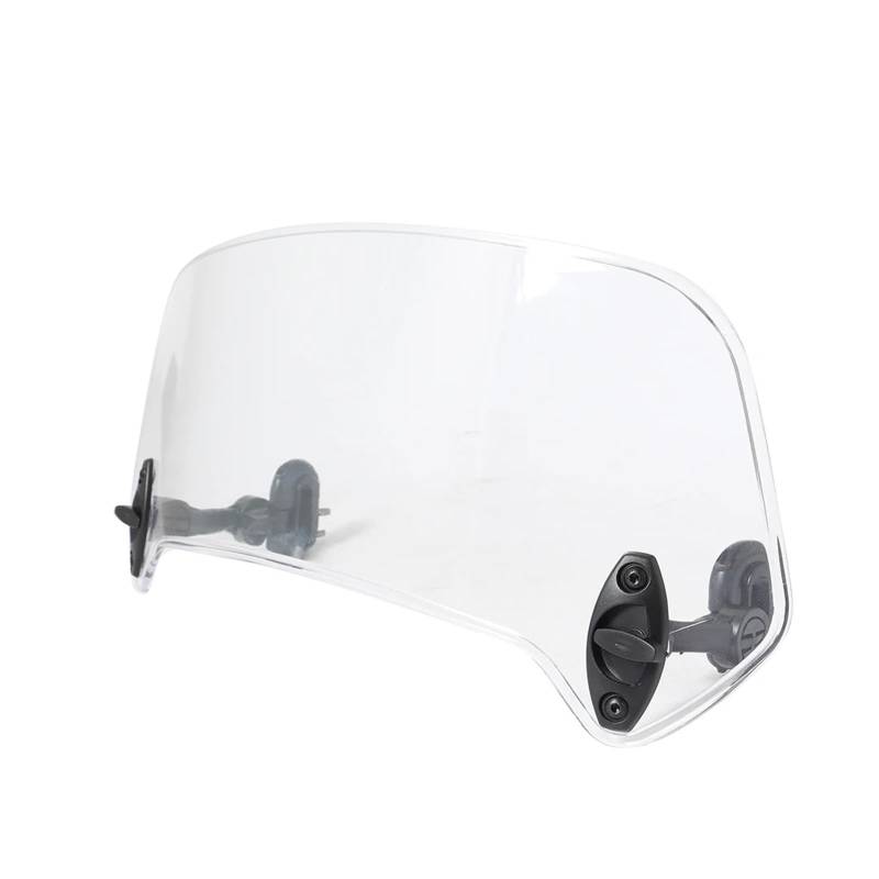 Windschutzscheibe Motorräder Universal Motorrad Einstellbare Clip On Windschutzscheibe Verlängerung Spoiler Deflektor Front Windschutzscheibe Windabweiser Windschutzscheibe Kit von RNKJFJGW