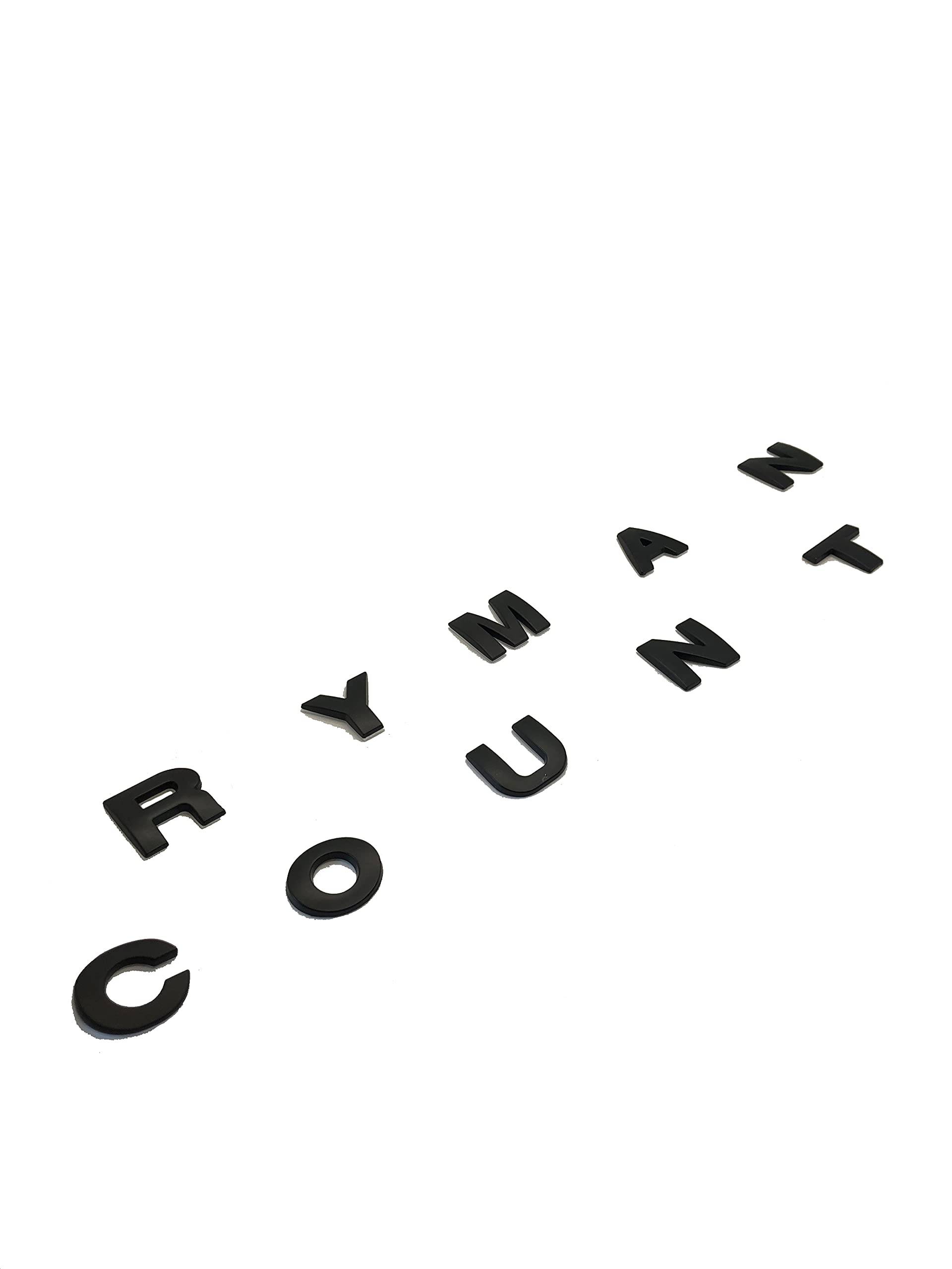 RNR Schriftzug Schwarzglanz Piano Buchstaben für Mini Countryman Neu von RNR