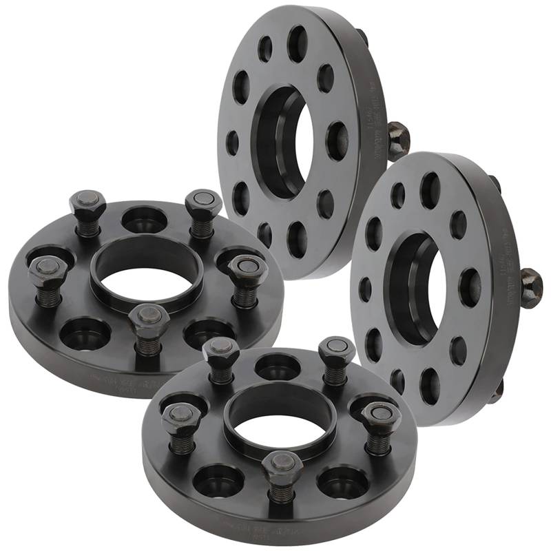 ROADFAR 20 mm Spurverbreiterungsadapter, 5 x 120, Spurverbreiterung mit 14 x 1,5 Bolzen, 5 Ösen, Spurverbreiterungen, kompatibel mit 2013–2016, XTS 2008–2009, für G8, 4 Stück von ROADFAR