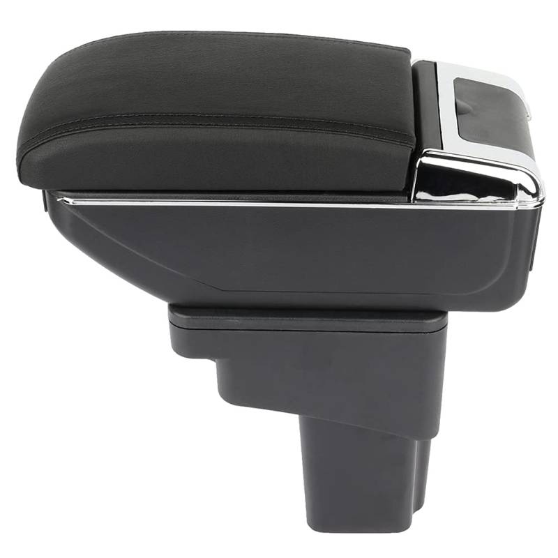 ROADFAR Schwarze Mittelkonsole Armlehne Organizer Box Ersatz passend für 2010–2015 für Nissan Juke von ROADFAR