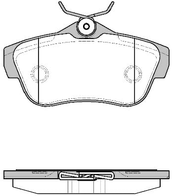 Roadhouse 21299.00-Set Bremsbeläge von ROADHOUSE