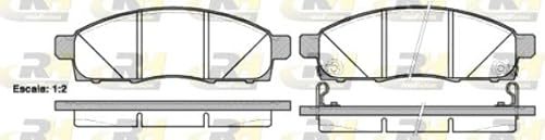 Roadhouse 21434.02-Set Bremsbeläge von ROADHOUSE