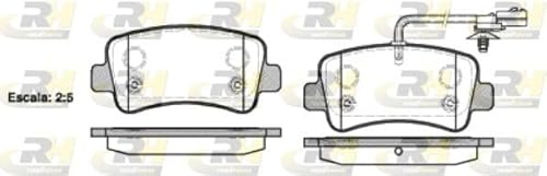 Roadhouse 21439.01-Set Bremsbeläge von ROADHOUSE