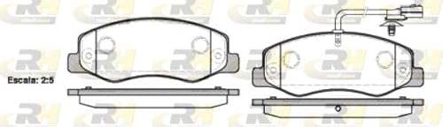 Roadhouse 21442.01-Set Bremsbeläge von ROADHOUSE